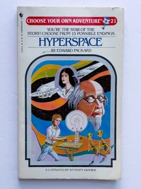 Vintage 1983 Choose Your Own Adventure Hyperspace 21